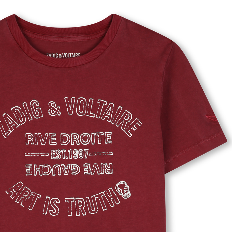 Tee-shirt manches courtes ZADIG & VOLTAIRE 
                        UNISEXE