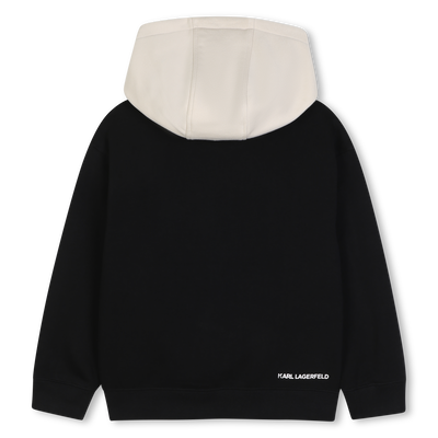 Sweat-shirt &agrave; capuche KARL LAGERFELD KIDS GARCON