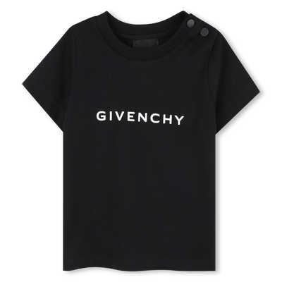 T-shirt avec fermeture pressionnée GIVENCHY GARCON