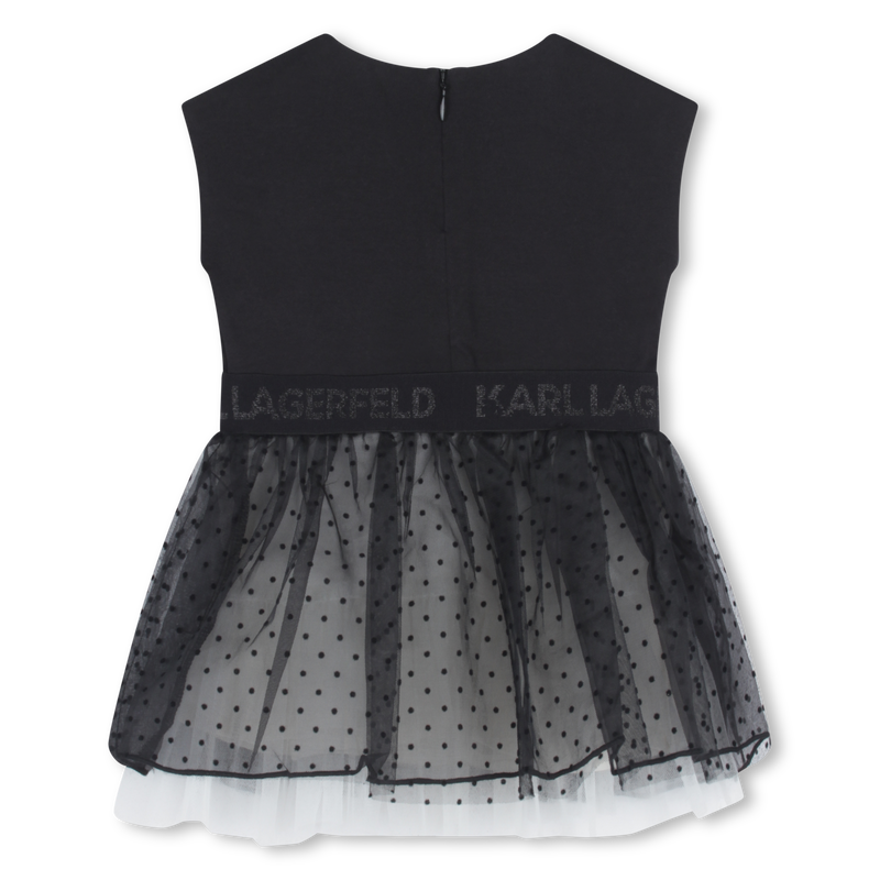 Robe de cérémonie bimatière KARL LAGERFELD KIDS 
                    FILLE