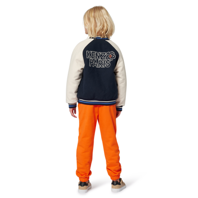 Bomber avec fermeture pressionnée KENZO KIDS FILLE