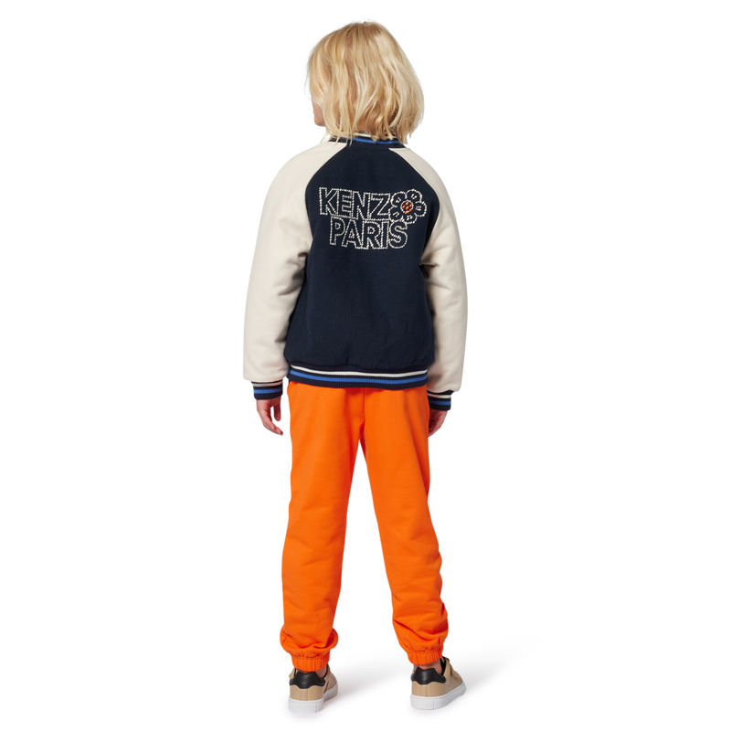 Bomber avec fermeture pressionnée KENZO KIDS 
                    FILLE
