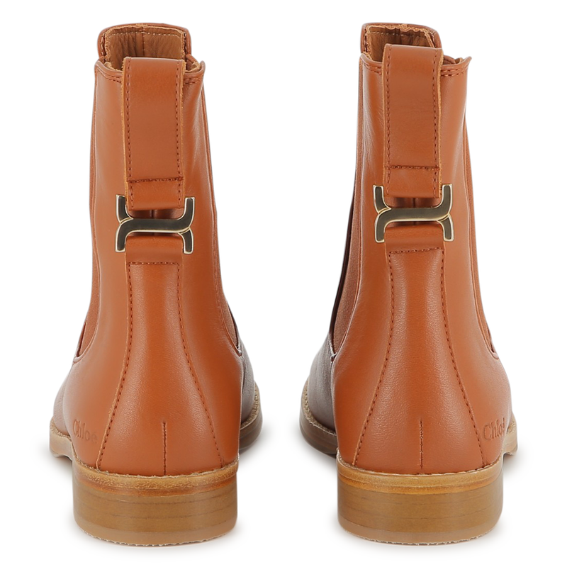 Bottines en cuir de vache CHLOE 
                    FILLE