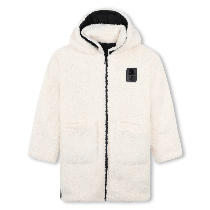 Parka réversible à capuche KARL LAGERFELD KIDS 
                    FILLE