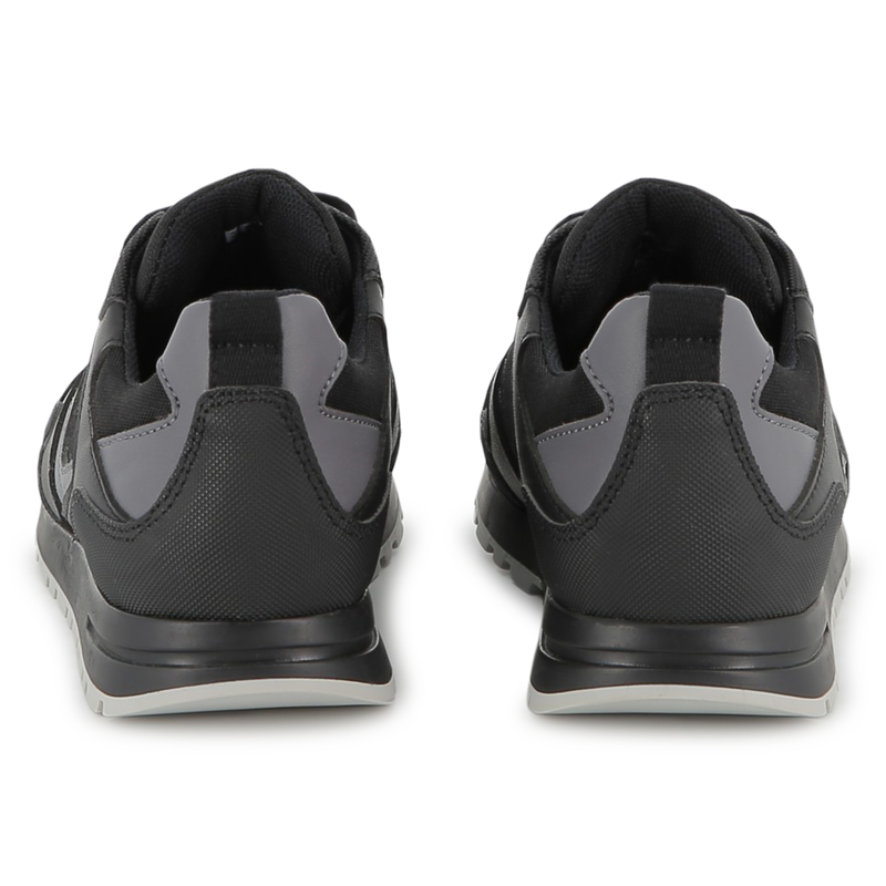 Baskets en simili et toile BOSS 
                        GARCON