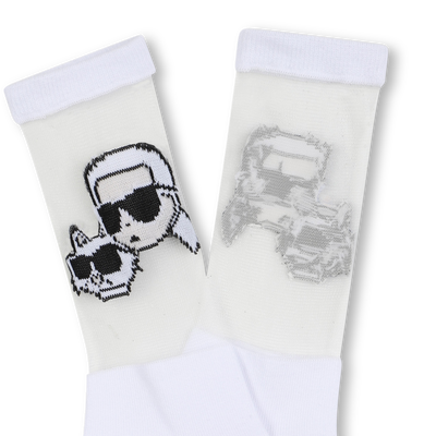 Chaussettes mi-haute KARL LAGERFELD KIDS FILLE