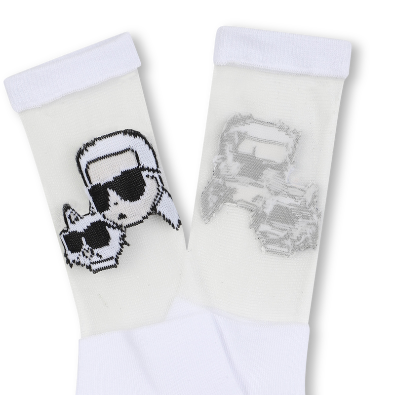 Chaussettes mi-haute KARL LAGERFELD KIDS 
                    FILLE