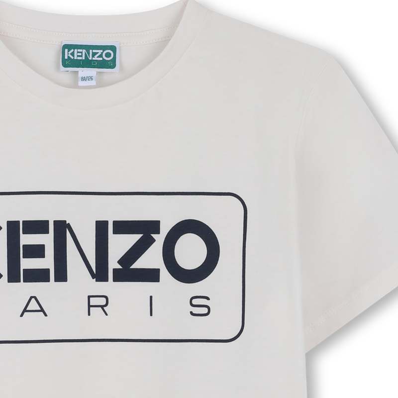 T-shirt coton manches courtes KENZO KIDS 
                        GARCON