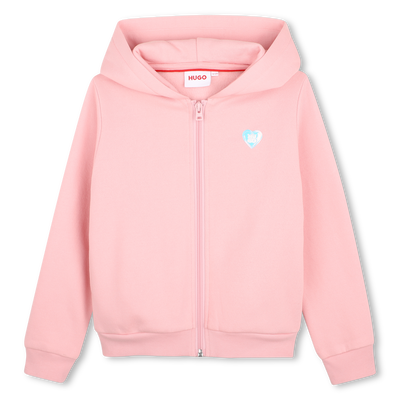 Cardigan &agrave; capuche Hugo FILLE
