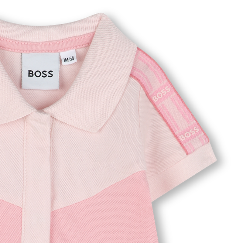 Robe polo avec découpes BOSS 
                    FILLE