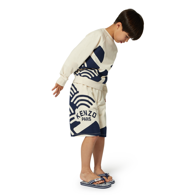 Sweat-shirt molletonn&eacute; coton KENZO KIDS 
                        GARCON