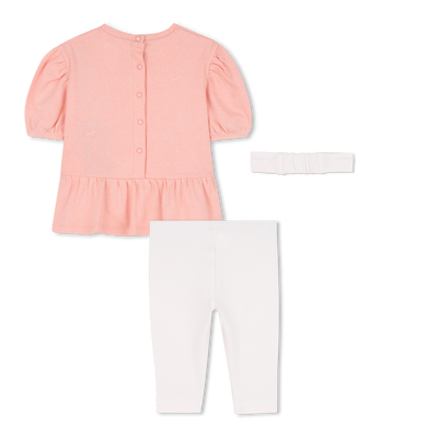 Ensemble robe + legging + bandeau KENZO KIDS FILLE