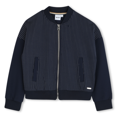 Cardigan zipp&eacute; &agrave; poches BOSS FILLE