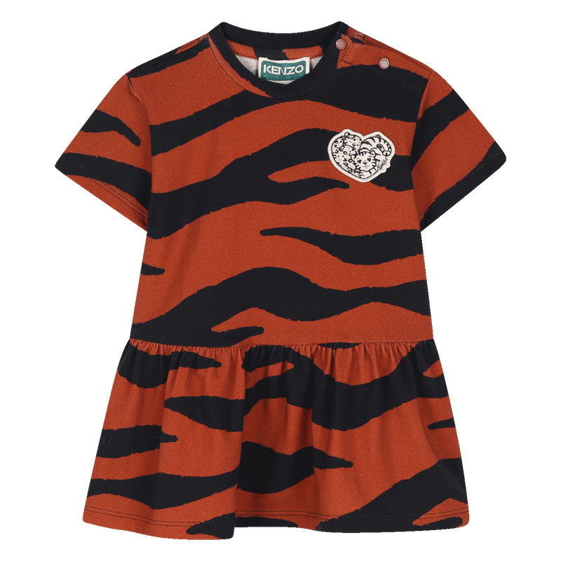 Robe manches courtes KENZO KIDS 
                        FILLE
