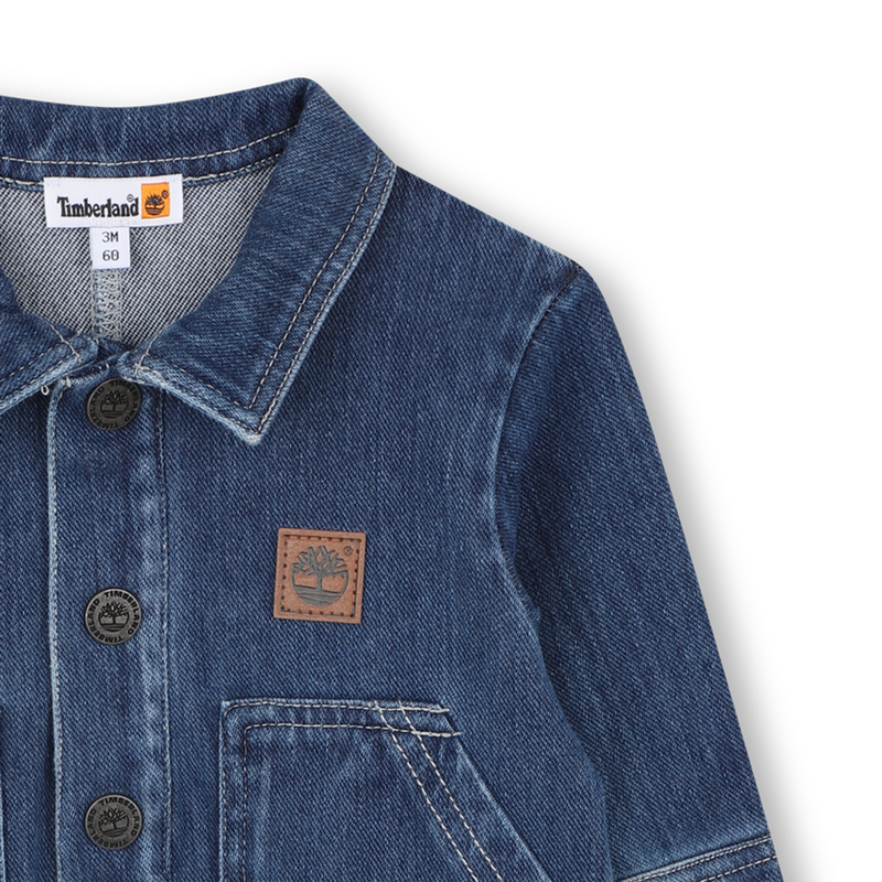 Combinaison denim maille stretch TIMBERLAND 
                    GARCON
