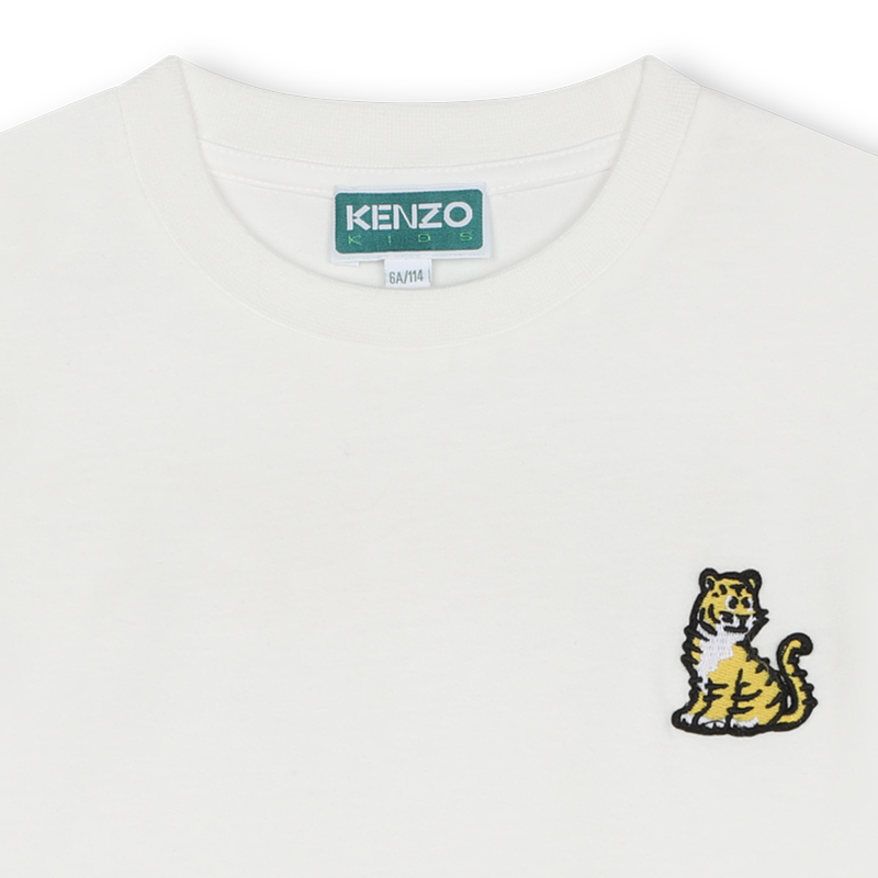 T-shirt en coton à imprimé dos KENZO KIDS 
                    UNISEXE