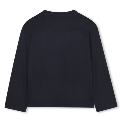 Tee-shirt &agrave; manches longues larges KENZO KIDS GARCON