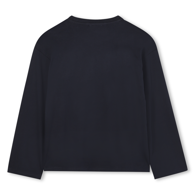 Tee-shirt &agrave; manches longues larges KENZO KIDS 
                        GARCON