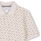 Polo coupe droite imprim&eacute; BOSS 
                    GARCON