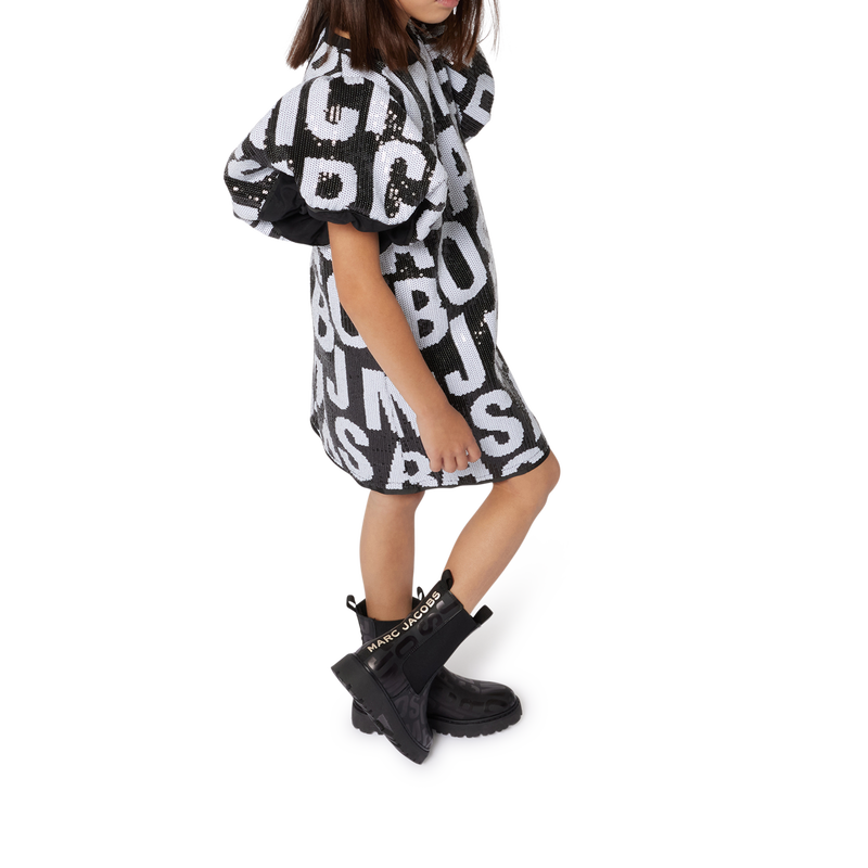Robe de c&eacute;r&eacute;monie orn&eacute;e de sequins MARC JACOBS 
                        FILLE