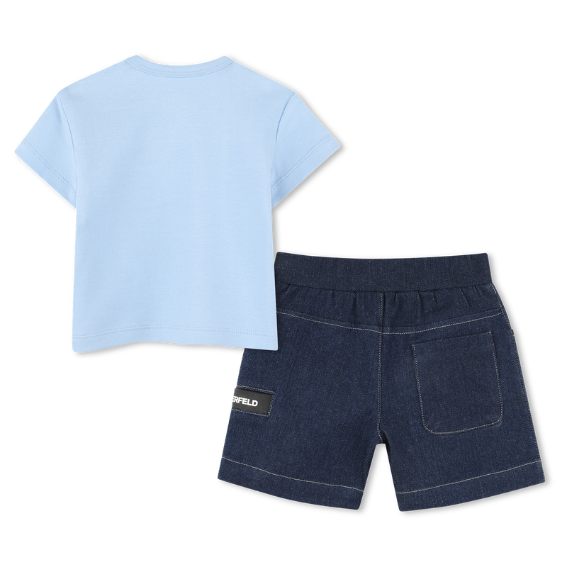 Ensemble T-shirt et bermuda KARL LAGERFELD KIDS 
                    GARCON
