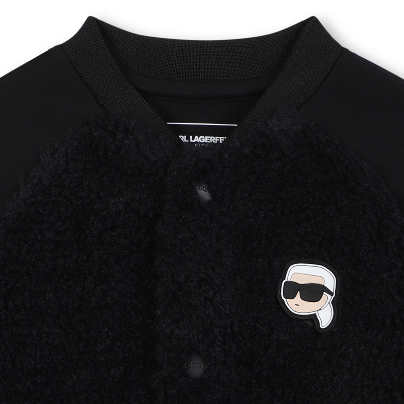 Cardigan bi-matières KARL LAGERFELD KIDS 
                    GARCON
