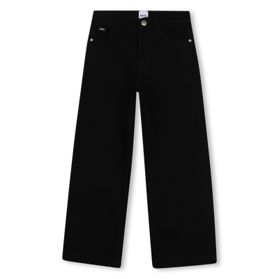 Pantalon denim avec fermeture boutonnée BOSS FILLE
