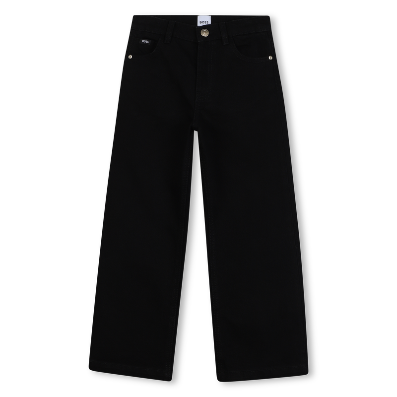 Pantalon denim avec fermeture boutonnée BOSS 
                    FILLE