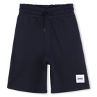 Bermuda de jogging, BLEU CARGO, hi-res