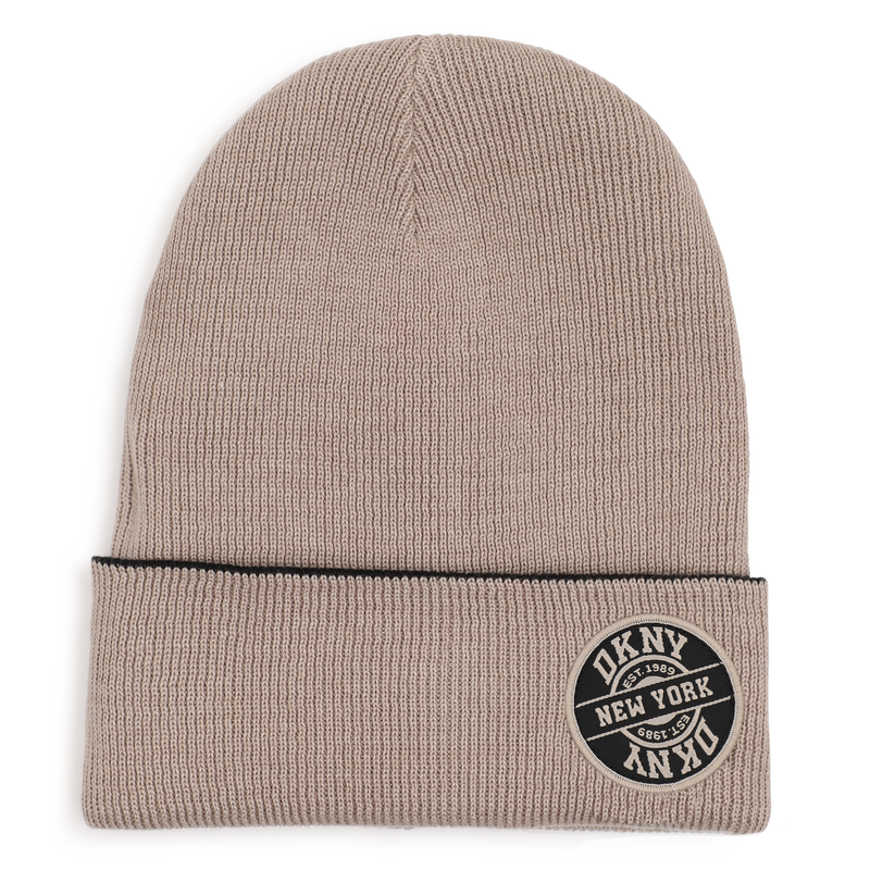 Bonnet en tricot r&eacute;versible DKNY 
                        UNISEXE