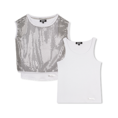 Tee-shirt 2 en 1 DKNY FILLE