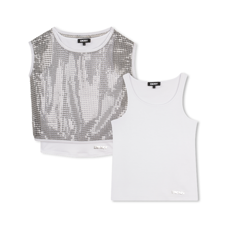 Tee-shirt 2 en 1 DKNY 
                        FILLE