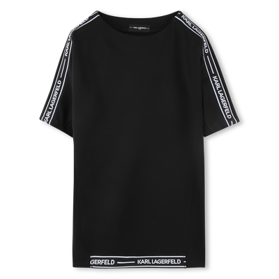 Robe à manches courtes KARL LAGERFELD KIDS FILLE