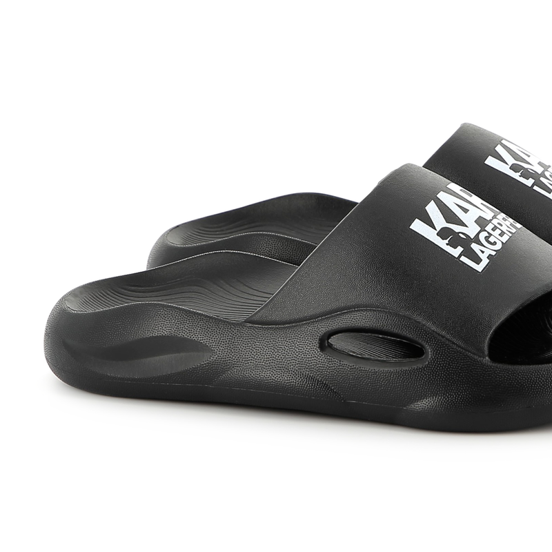 Claquettes sigl&eacute;es KARL LAGERFELD KIDS 
                        GARCON