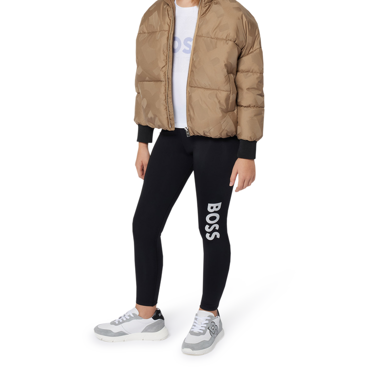 Doudoune zipp&eacute;e &agrave; col montant BOSS 
                        FILLE