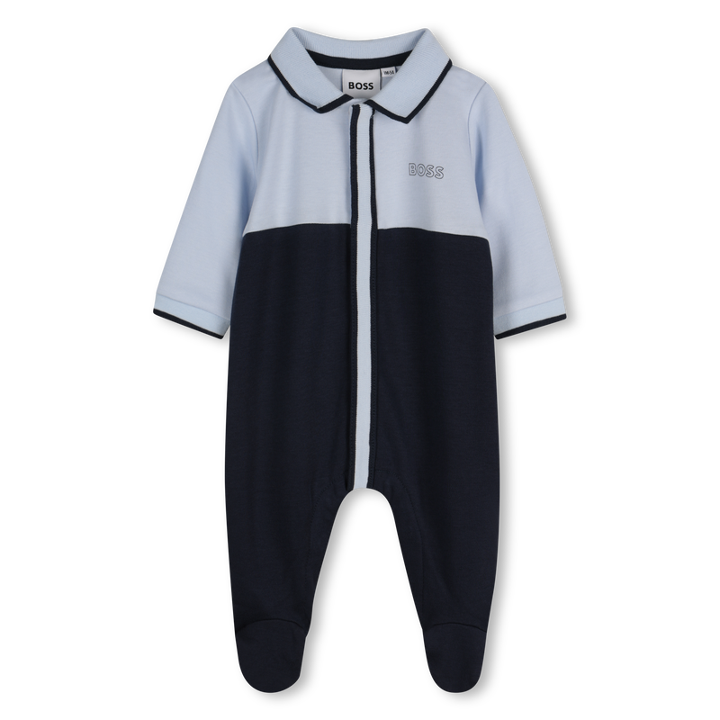 Pyjama tricolore à col polo BOSS 
                    GARCON