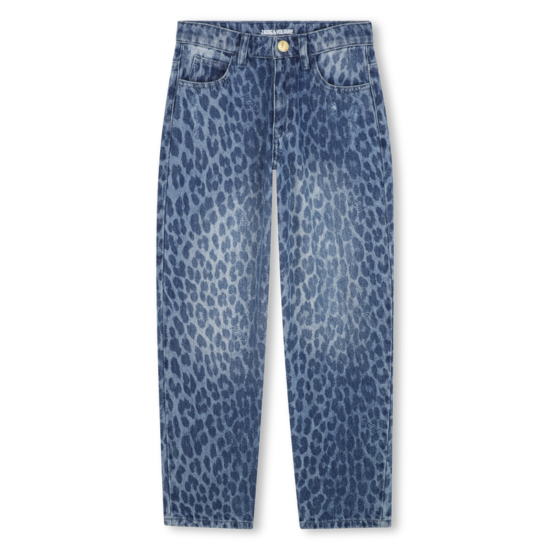Jean imprimé léopard ZADIG & VOLTAIRE 
                    FILLE