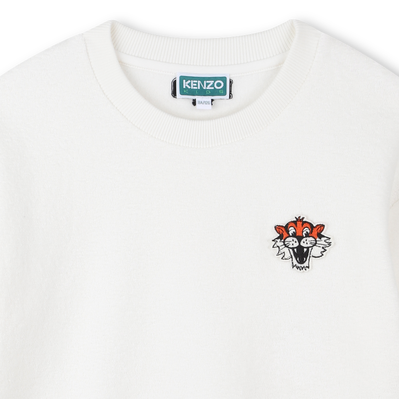 Sweat en molleton aspect bouclettes KENZO KIDS 
                        GARCON