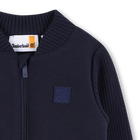 Cardigan zipp&eacute; manches contrast&eacute;es TIMBERLAND 
                    GARCON