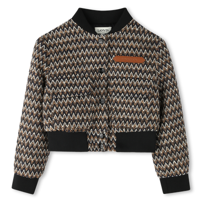 Blouson court en tweed LANVIN FILLE