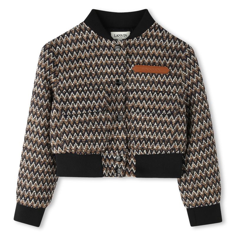 Blouson court en tweed LANVIN 
                    FILLE
