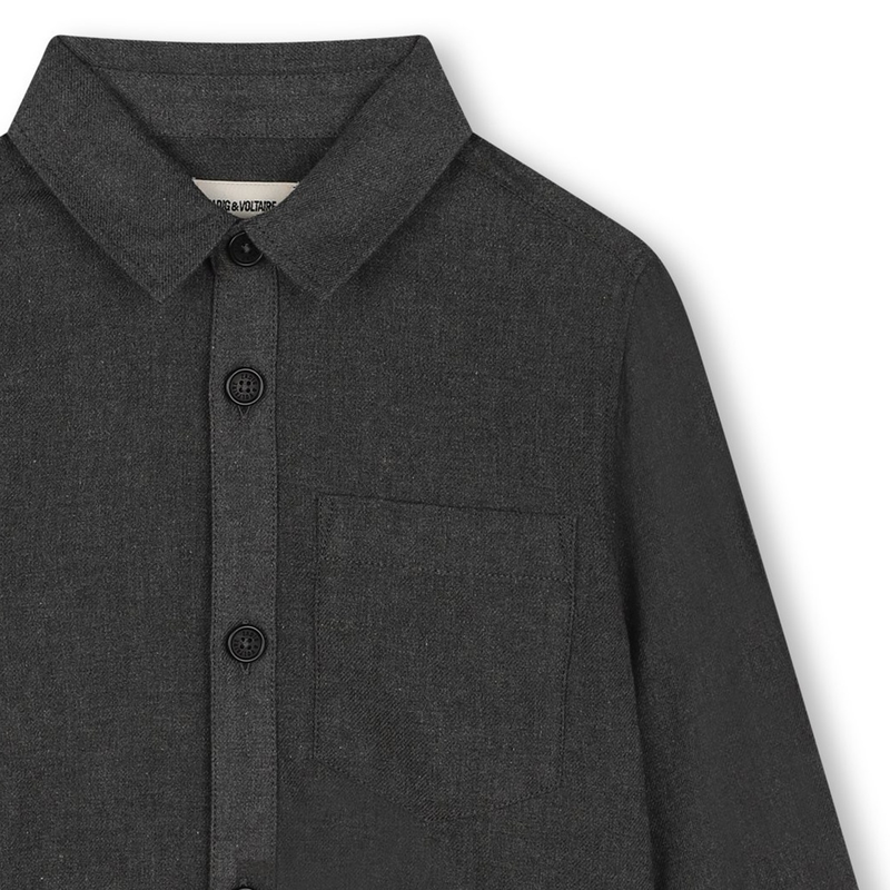 Chemise brod&eacute;e manches longues ZADIG VOLTAIRE 
                        GARCON
