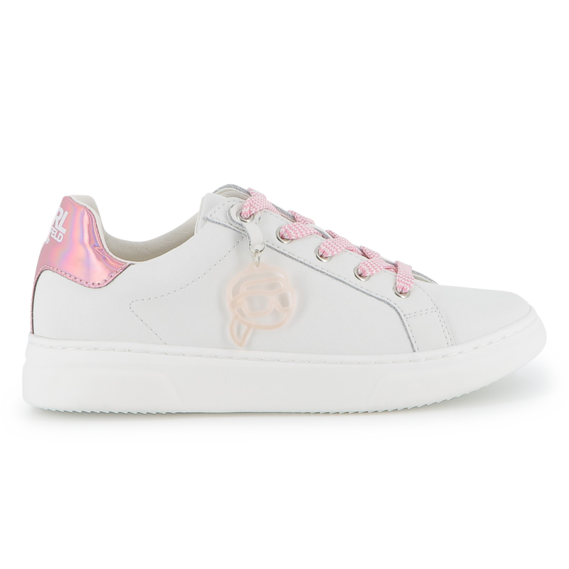 Baskets basse à lacets KARL LAGERFELD KIDS 
                    FILLE