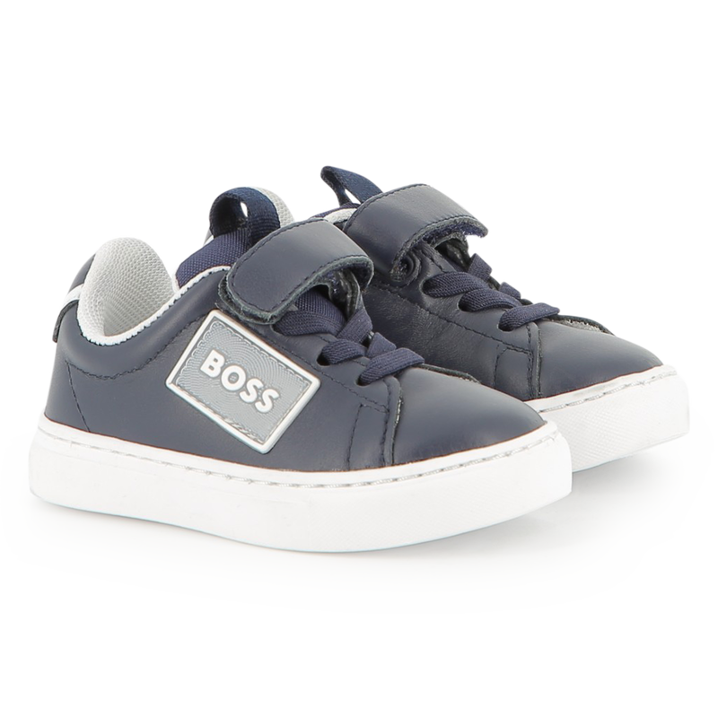 Baskets en cuir de vachette BOSS 
                        GARCON