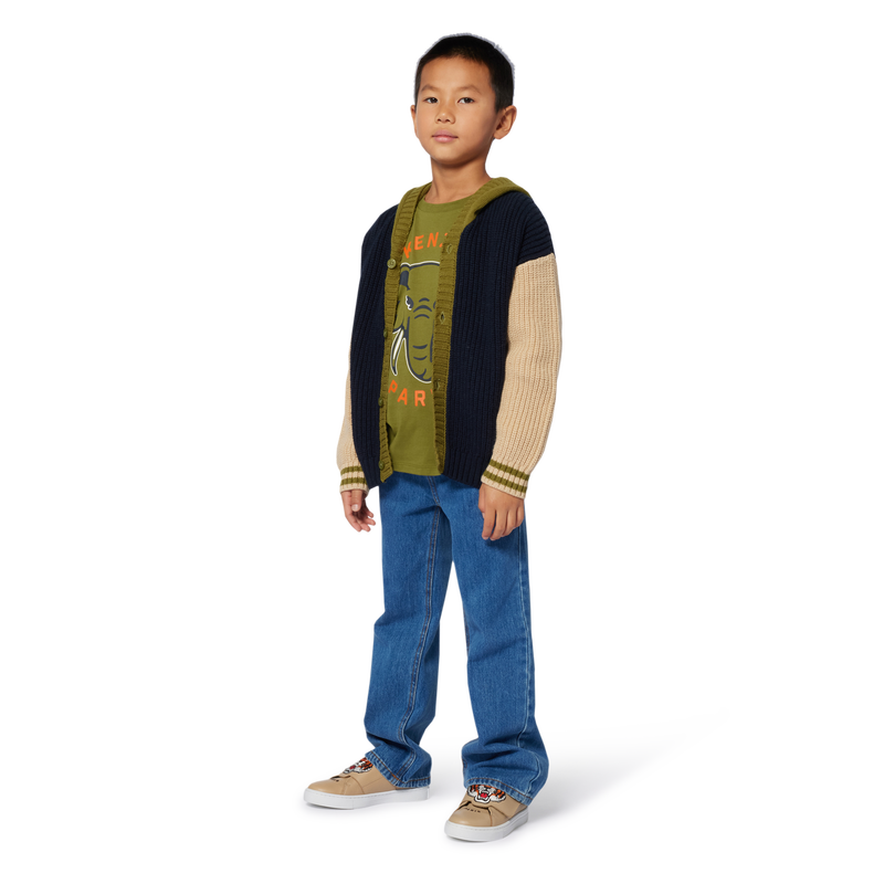Cardigan en tricot KENZO KIDS 
                        GARCON