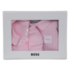 Ensemble pyjama + bavoir + bonnet BOSS 
                    FILLE