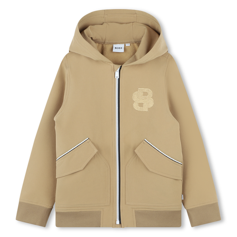Cardigan zippé à capuche BOSS 
                    GARCON