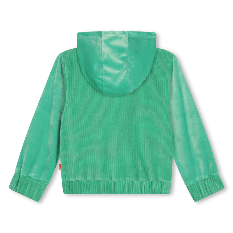 Cardigan à capuche en velours BILLIEBLUSH 
                    FILLE