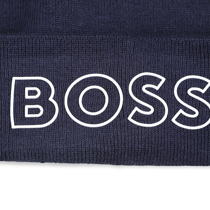 Bonnet tricot avec sigle BOSS 
                        GARCON