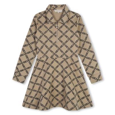 Robe zippée manches longues MICHAEL KORS FILLE